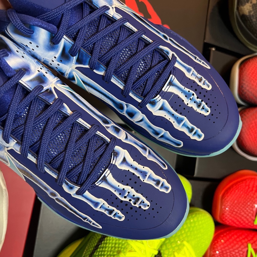 GX純原 Kobe 5 Protro “X-Ray” 藍色骨骼 籃球鞋 實戰鞋 男鞋 HJ4303-400-細節圖3