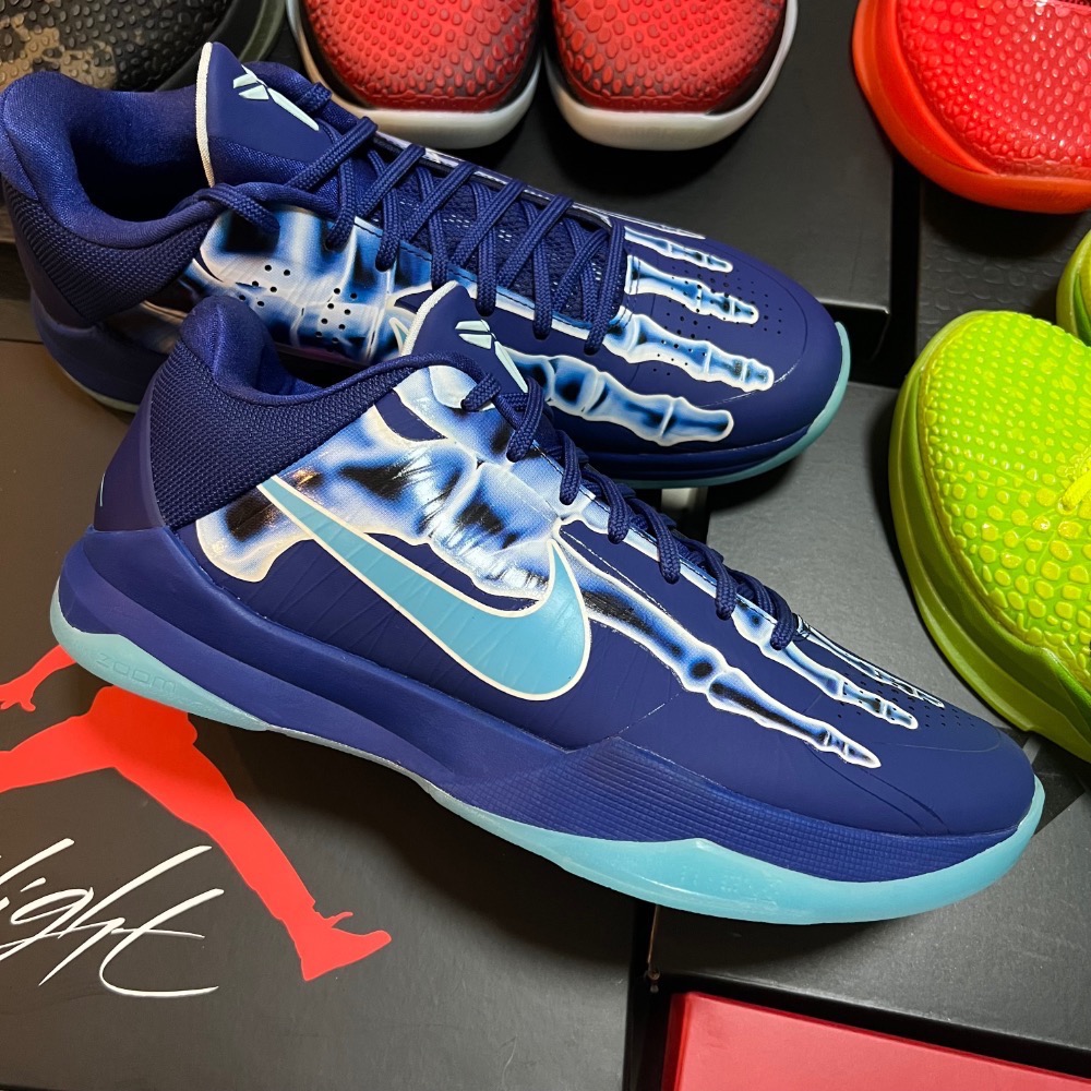 GX純原 Kobe 5 Protro “X-Ray” 藍色骨骼 籃球鞋 實戰鞋 男鞋 HJ4303-400-規格圖7