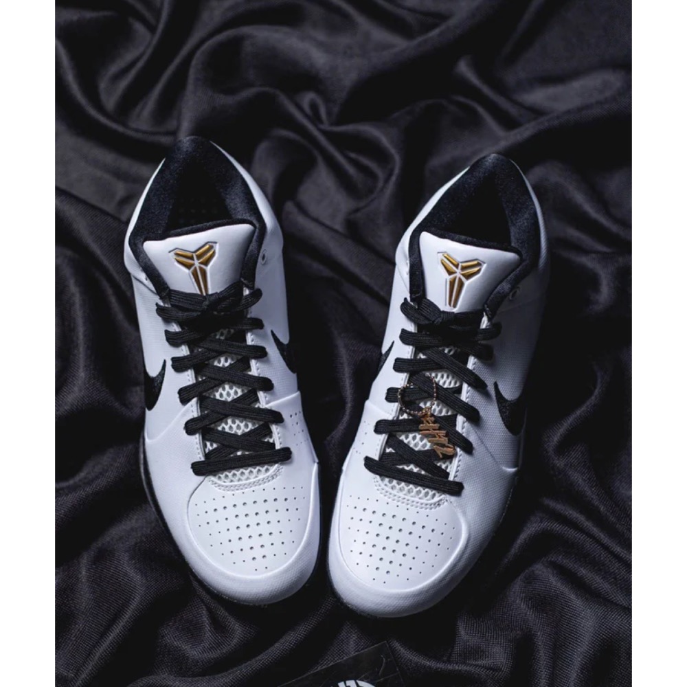 H12纯原 Kobe 4 Protro Mambacita 籃球鞋 实战鞋 球鞋 男鞋 黑白 FJ9363-100-細節圖2
