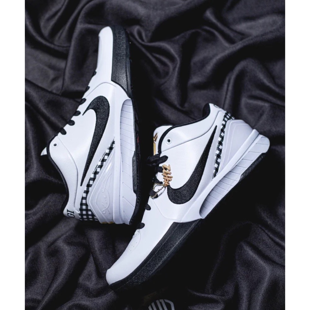 H12纯原 Kobe 4 Protro Mambacita 籃球鞋 实战鞋 球鞋 男鞋 黑白 FJ9363-100-細節圖3