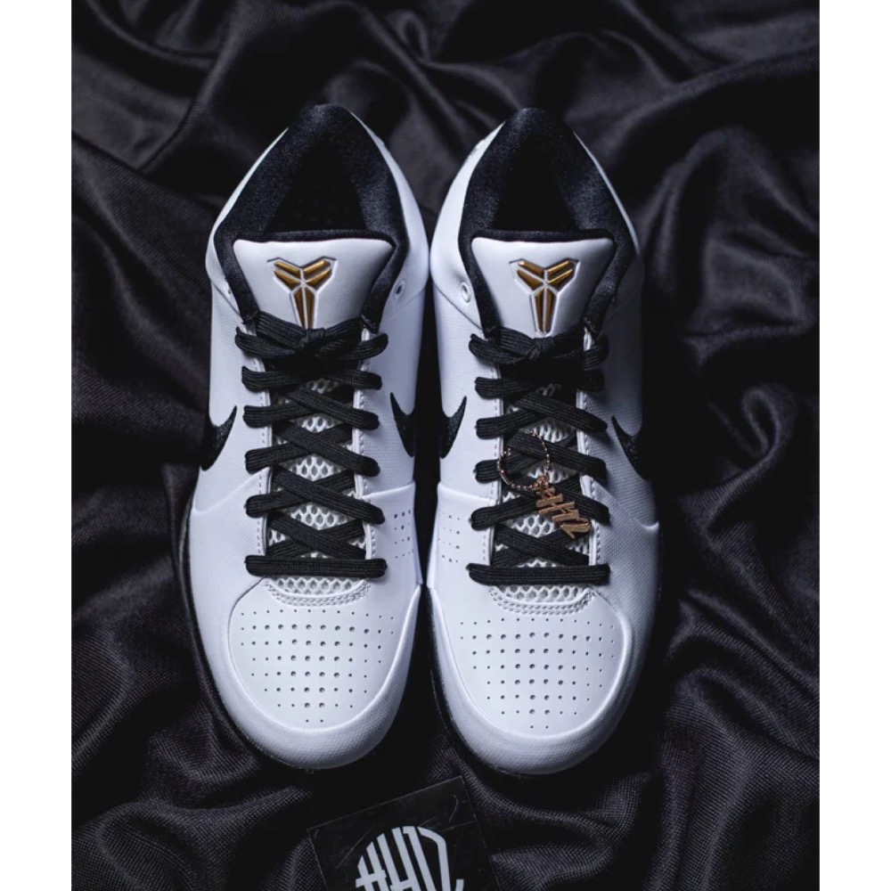 H12纯原 Kobe 4 Protro Mambacita 籃球鞋 实战鞋 球鞋 男鞋 黑白 FJ9363-100-細節圖4