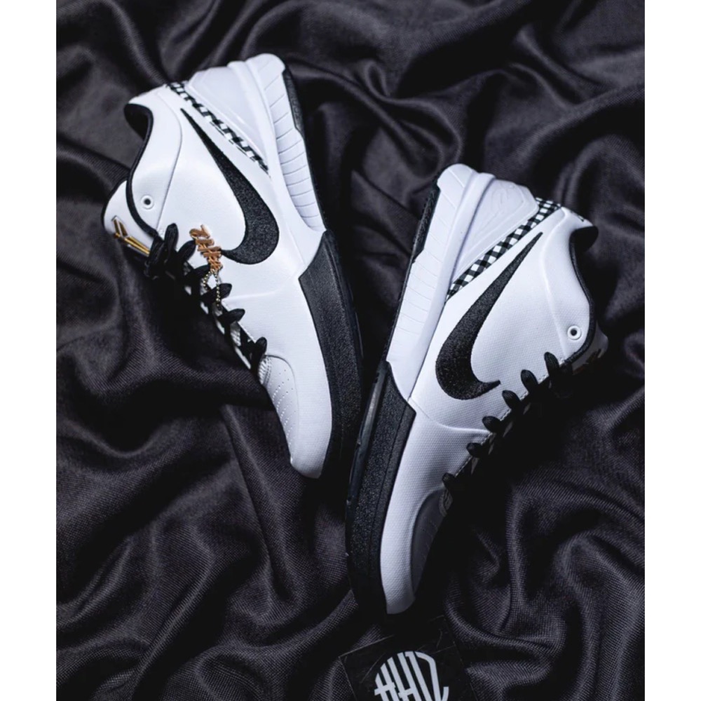 H12纯原 Kobe 4 Protro Mambacita 籃球鞋 实战鞋 球鞋 男鞋 黑白 FJ9363-100-細節圖5