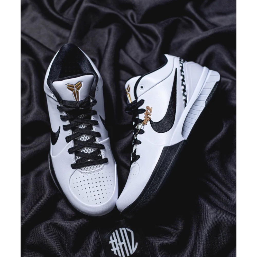 H12纯原 Kobe 4 Protro Mambacita 籃球鞋 实战鞋 球鞋 男鞋 黑白 FJ9363-100-細節圖6
