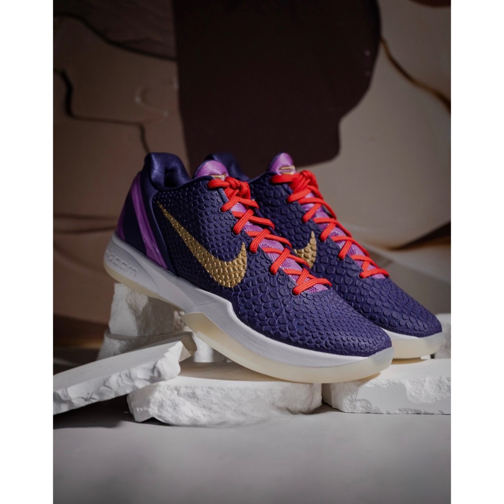 H12純原 Kobe 6 PE “Ceetah Purple” 科比6代 籃球鞋 實戰鞋男鞋 996922-細節圖2