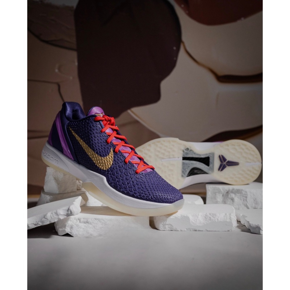 H12純原 Kobe 6 PE “Ceetah Purple” 科比6代 籃球鞋 實戰鞋男鞋 996922-細節圖3