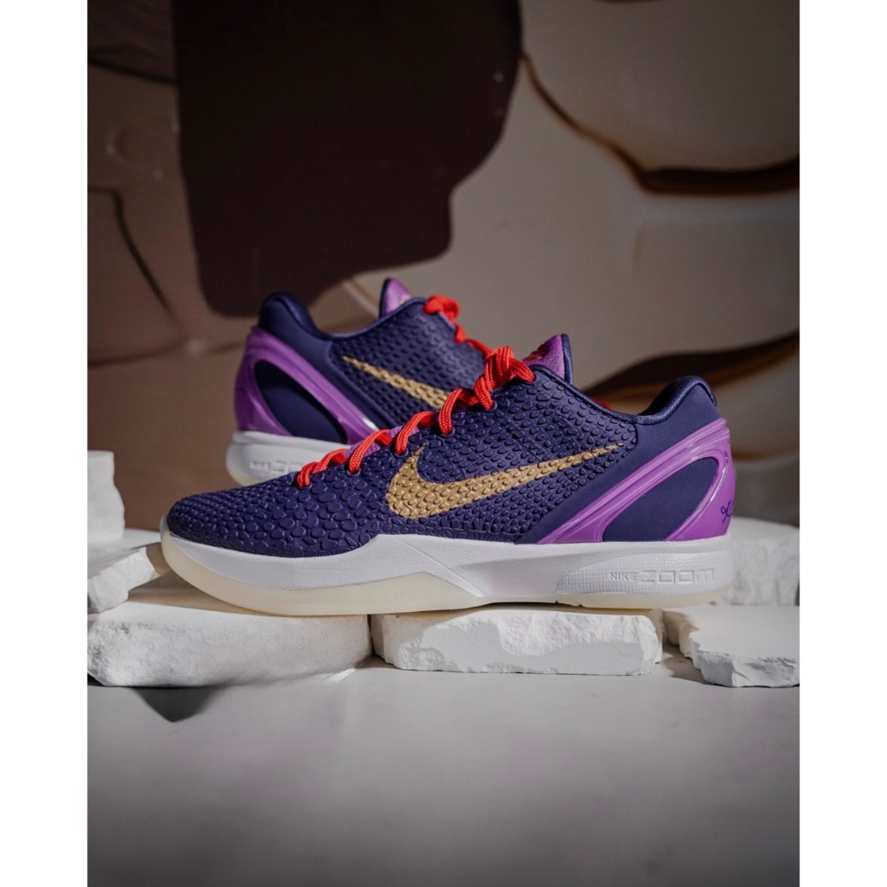 H12純原 Kobe 6 PE “Ceetah Purple” 科比6代 籃球鞋 實戰鞋男鞋 996922-規格圖9