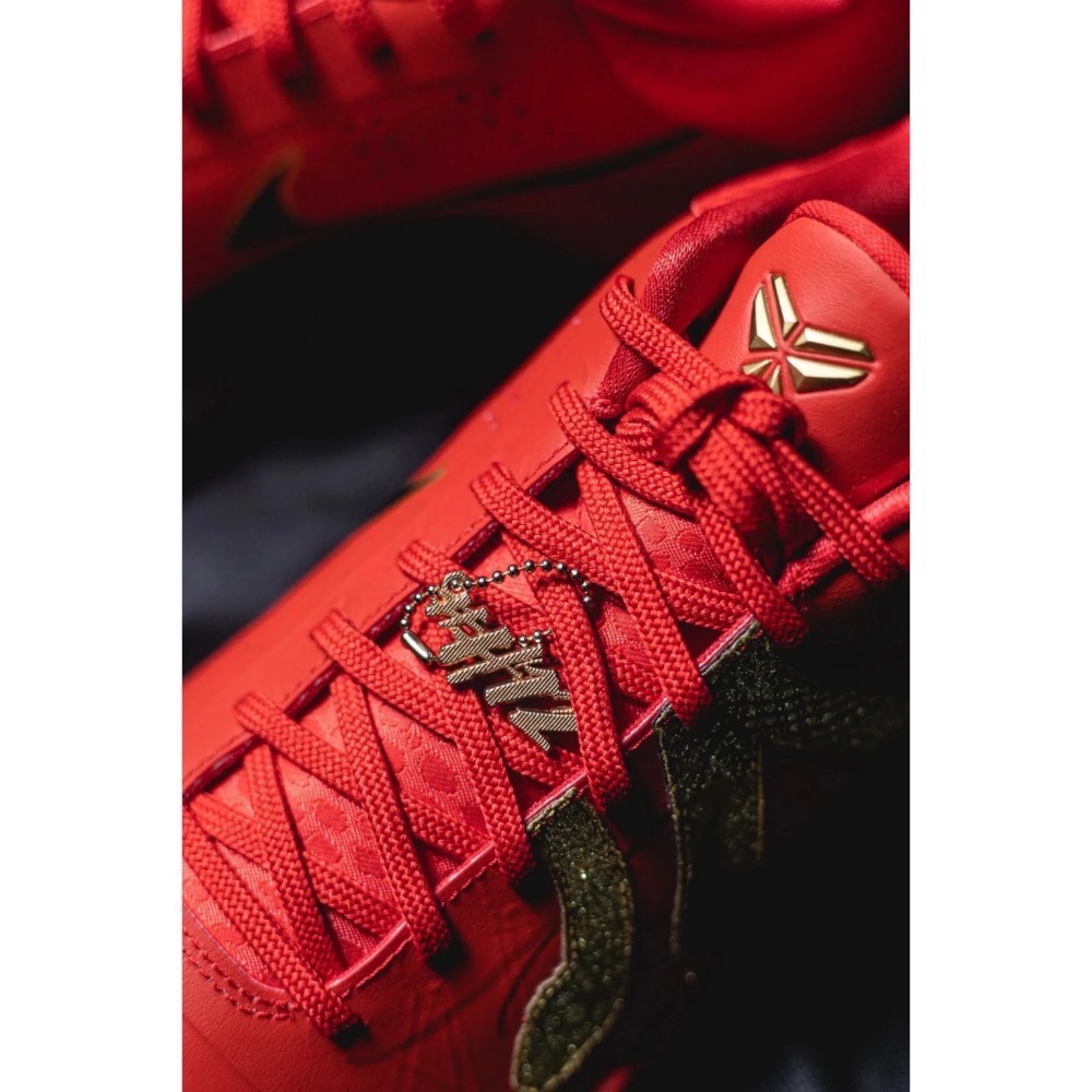 H12純原 Kobe 5 “Years Of The Mamba” 科比5代 红金色蛇年 籃球鞋 實戰鞋男鞋-細節圖7