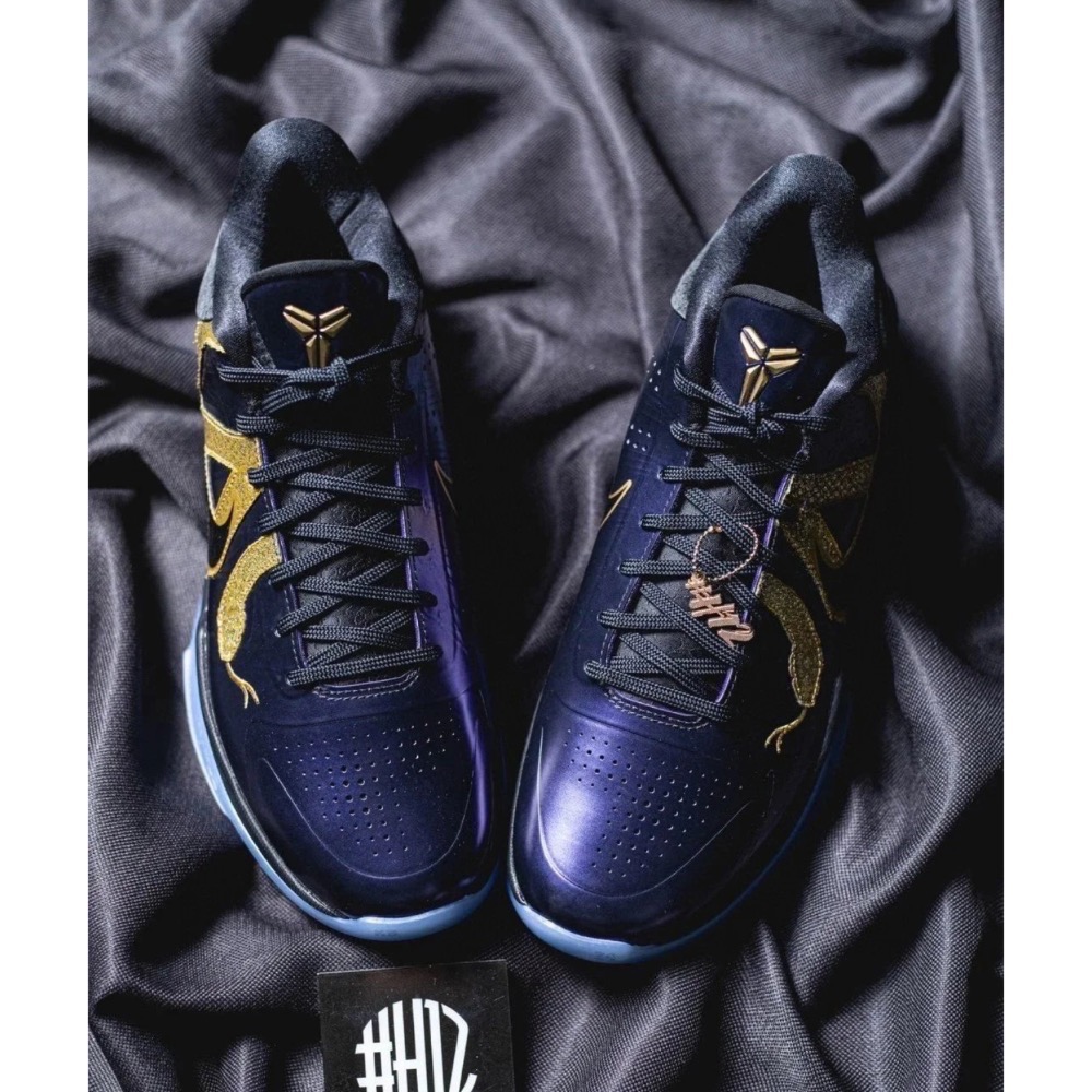 H12純原 Kobe 5 “Years Of The Mamba” 科比5代 黑紫金 蛇年限定 籃球鞋 實戰鞋男鞋-細節圖2