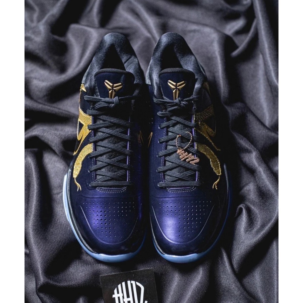 H12純原 Kobe 5 “Years Of The Mamba” 科比5代 黑紫金 蛇年限定 籃球鞋 實戰鞋男鞋-細節圖4