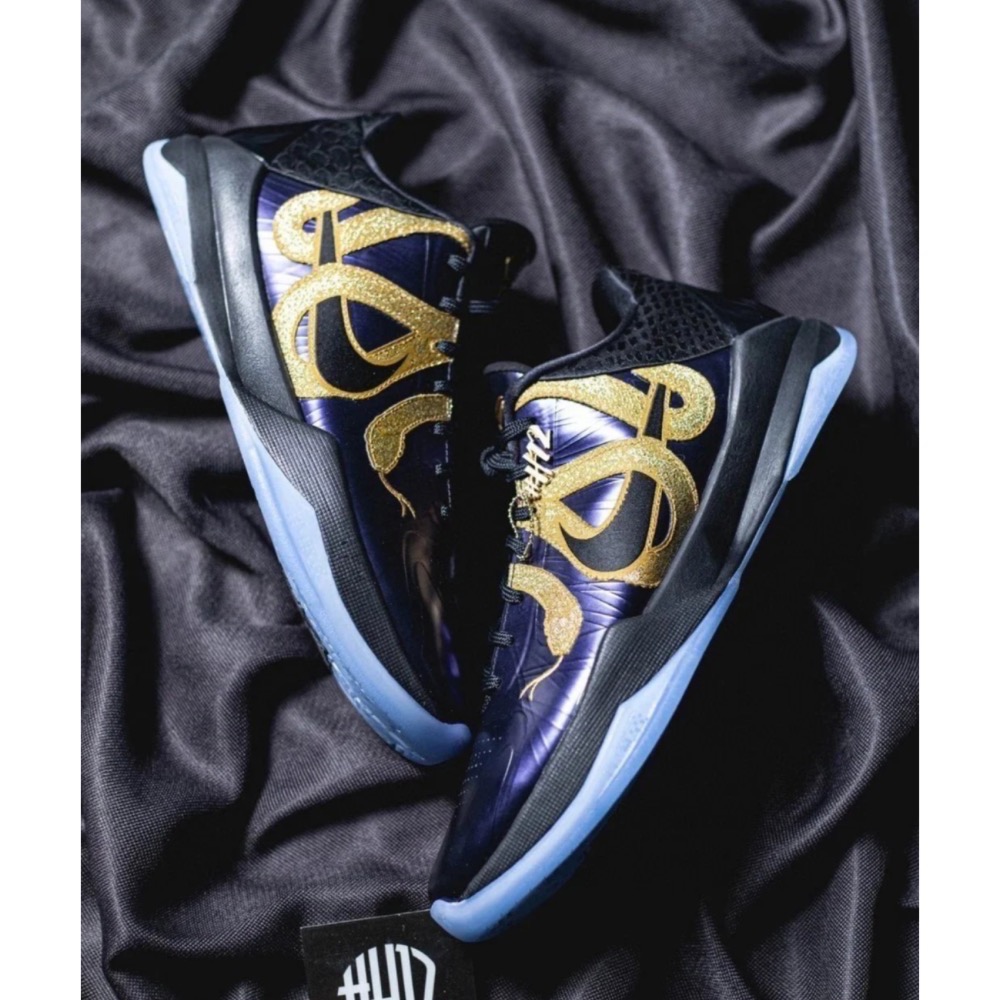 H12純原 Kobe 5 “Years Of The Mamba” 科比5代 黑紫金 蛇年限定 籃球鞋 實戰鞋男鞋-規格圖11