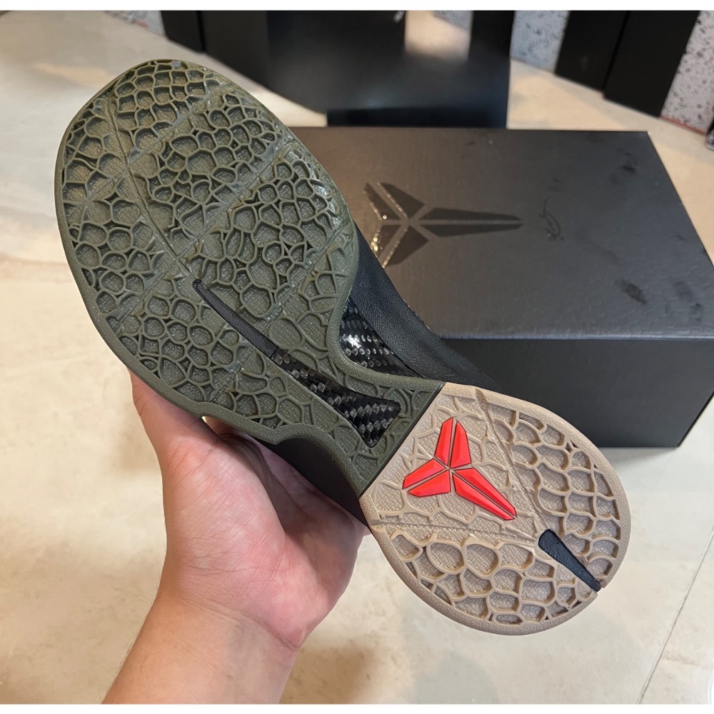 GX純原 Kobe 6 Italian Camo 沙漠 黑紅迷彩 籃球鞋 實戰鞋 真碳板-細節圖7