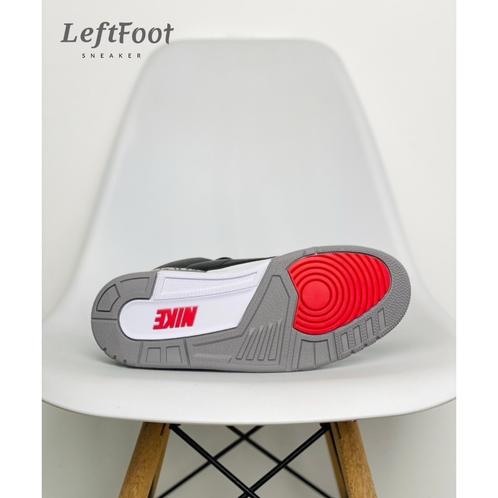 H12純原 Air Jordan 3 Retro Black Cement 黑水泥 AJ3 休闲鞋854262-00-細節圖6