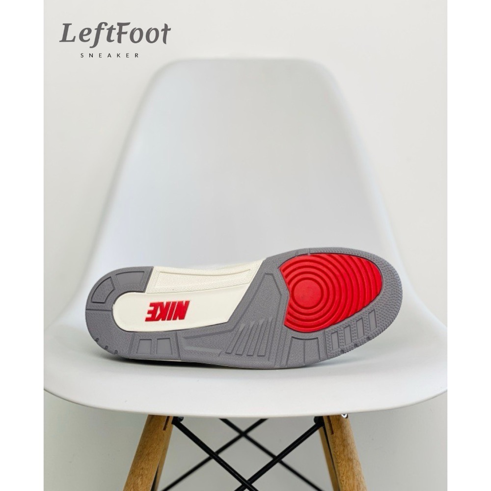 H12純原 Air Jordan 3 White Cement Reimagined AJ3 复古白水泥 低筒 休闲鞋-細節圖3