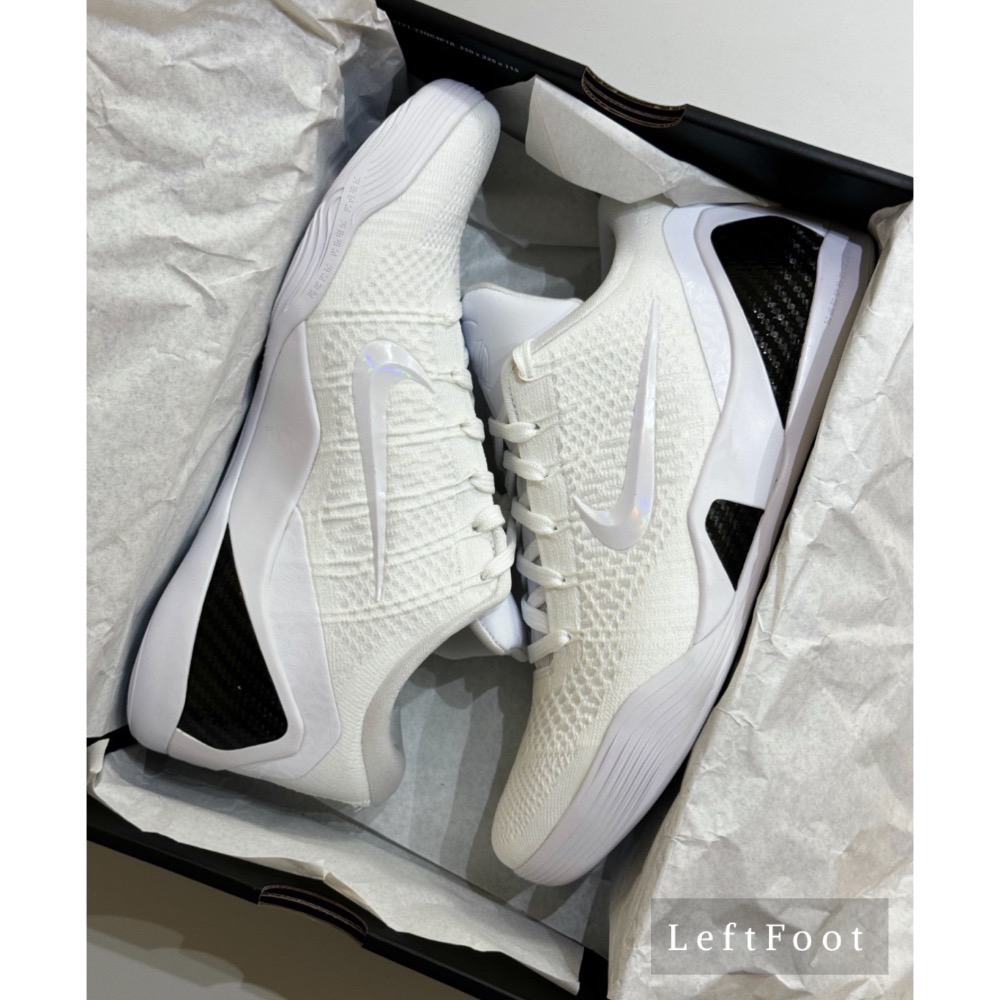 灭世MAX Kobe 9 Protro “Halo” 白色 籃球鞋 实战鞋 男鞋 FZ7334-100-細節圖2