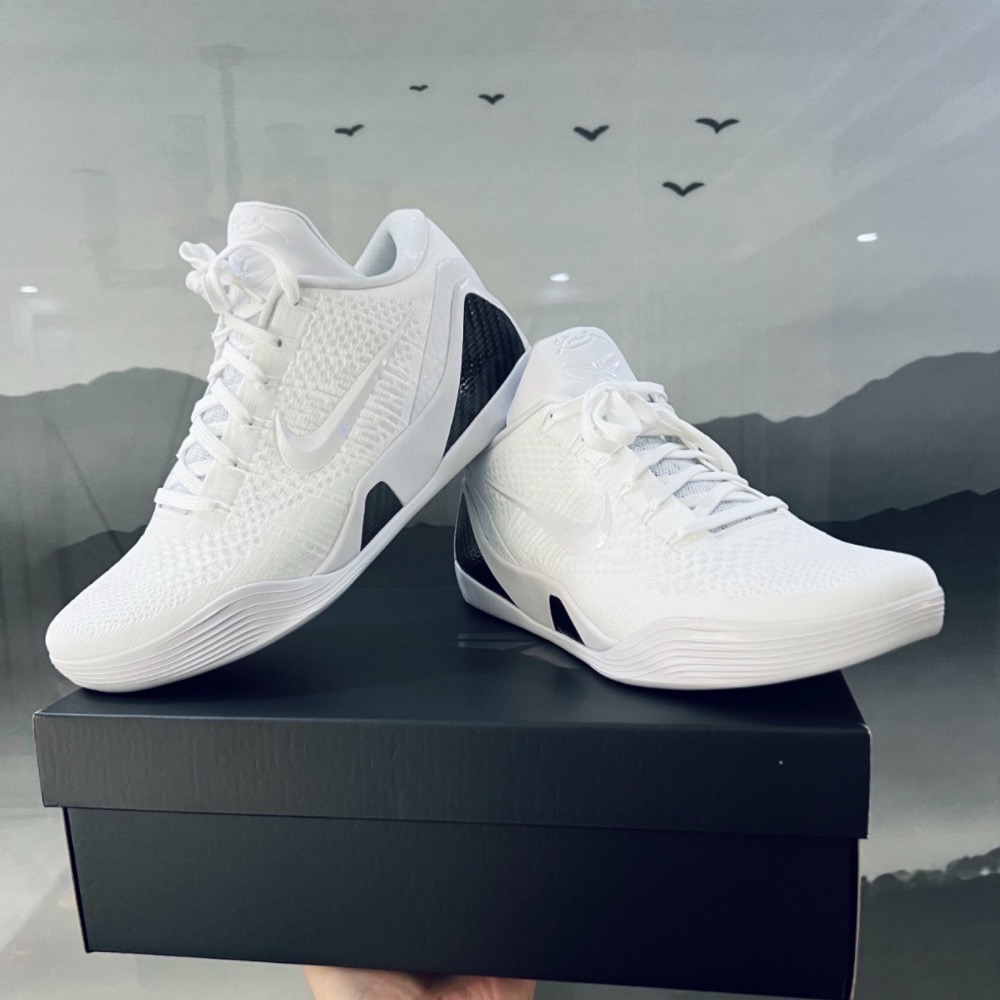 灭世MAX Kobe 9 Protro “Halo” 白色 籃球鞋 实战鞋 男鞋 FZ7334-100-細節圖8