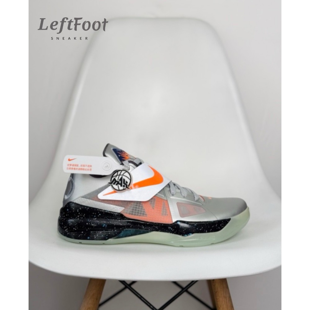 灭世纯原 Nike KD4 Galaxy All Star 全明星 舒适 减震包裹性籃球鞋 金属银 FD2635-001-細節圖2