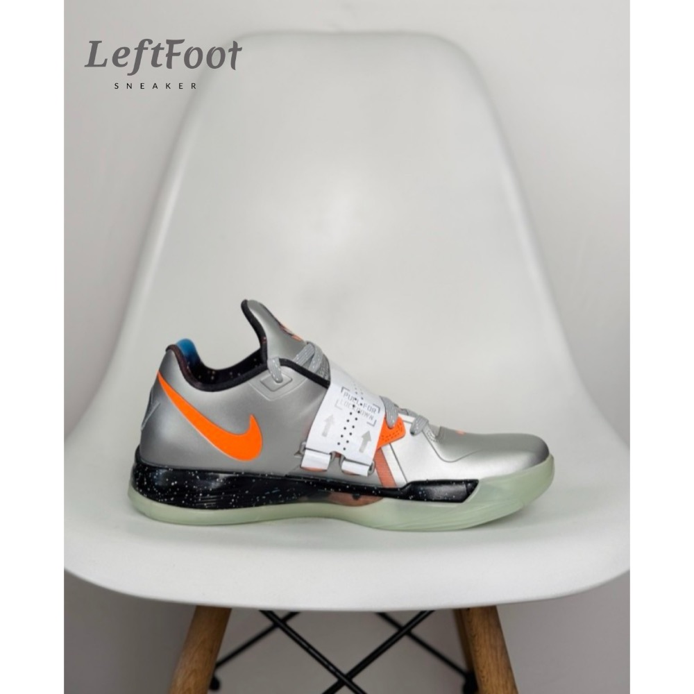 灭世纯原 Nike KD4 Galaxy All Star 全明星 舒适 减震包裹性籃球鞋 金属银 FD2635-001-細節圖3