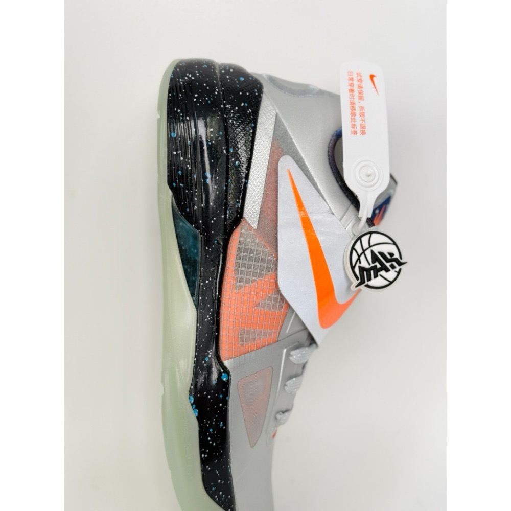 灭世纯原 Nike KD4 Galaxy All Star 全明星 舒适 减震包裹性籃球鞋 金属银 FD2635-001-細節圖8