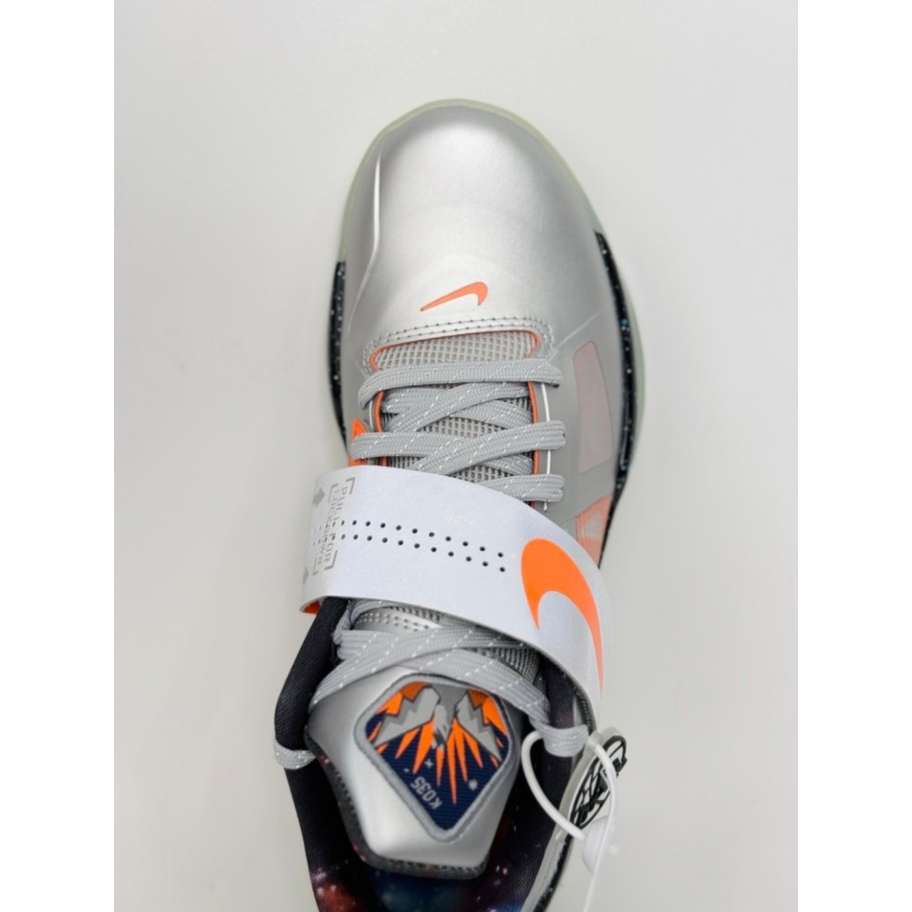 灭世纯原 Nike KD4 Galaxy All Star 全明星 舒适 减震包裹性籃球鞋 金属银 FD2635-001-細節圖9