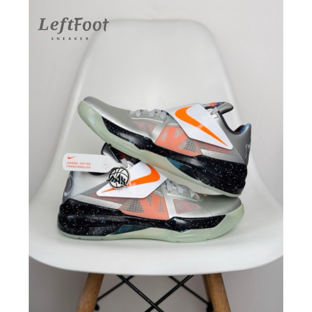 灭世纯原 Nike KD4 Galaxy All Star 全明星 舒适 减震包裹性籃球鞋 金属银 FD2635-001-規格圖11