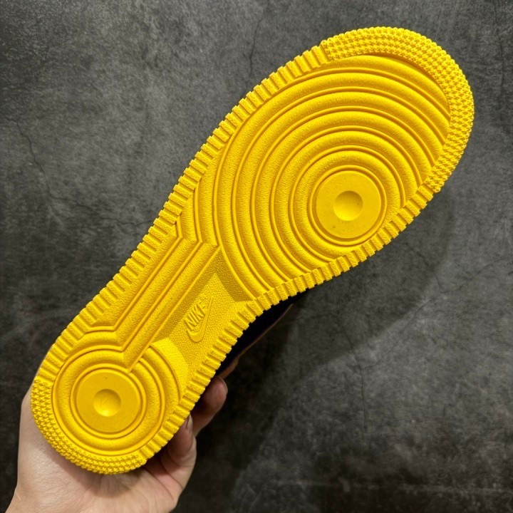 【顶级定制】Kobe Bryant Air Force 1 Low AF1 空军 低筒休闲鞋 运动鞋男鞋 波鞋 黑黄-細節圖9