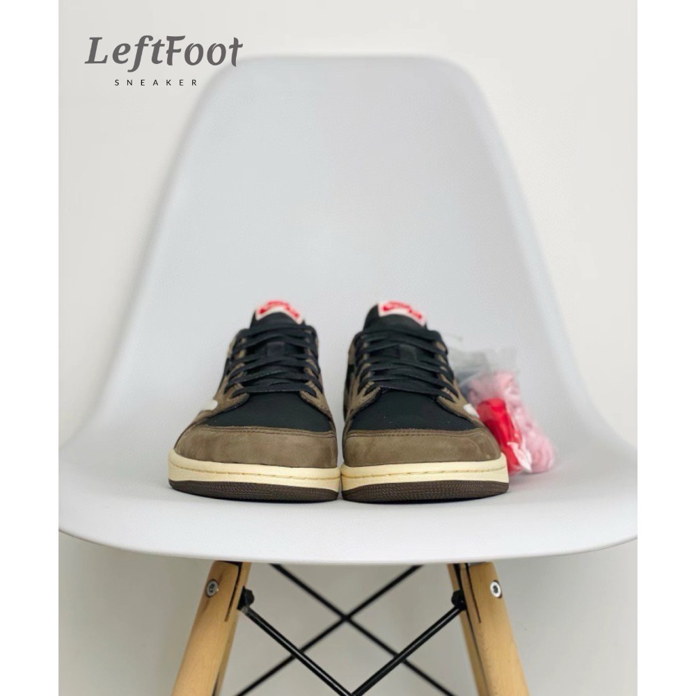 Travis Scott x Air Jordan 1 Low “Mocha” 倒钩 鬼脸 低筒 CQ4277-001-細節圖5