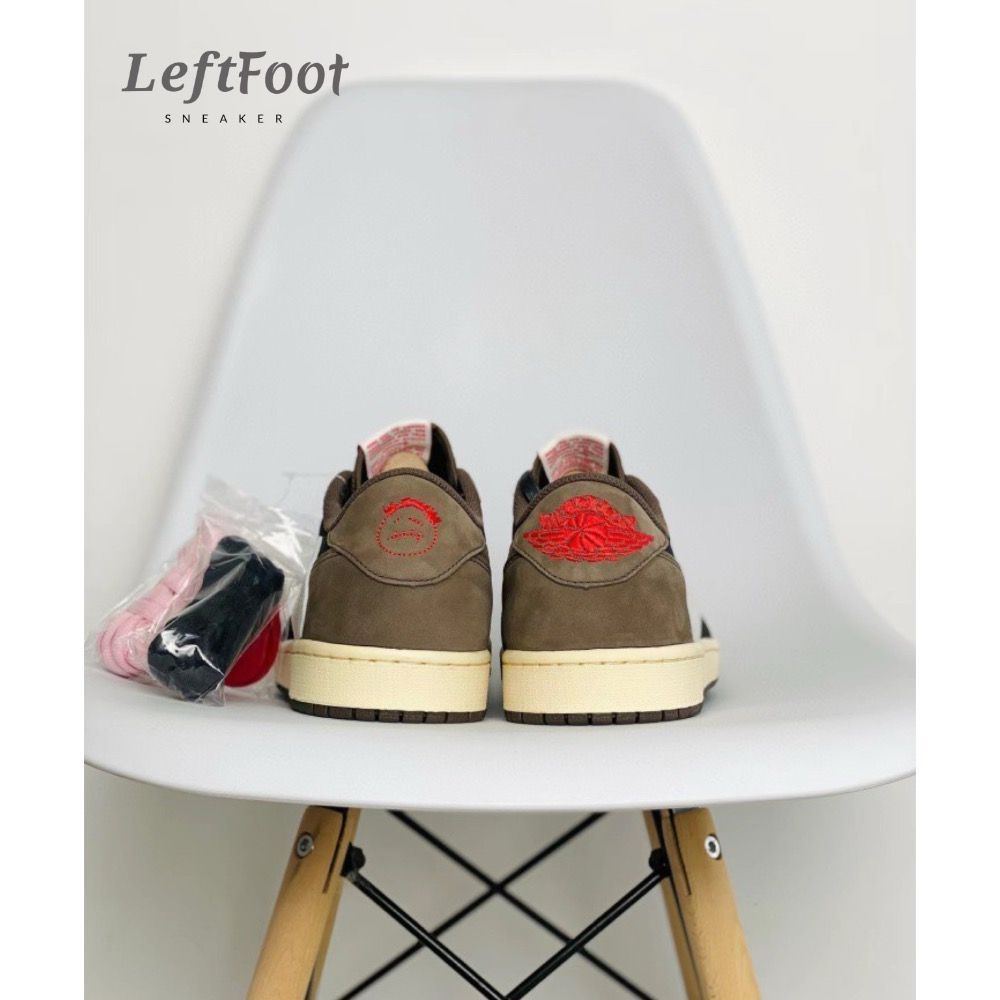 Travis Scott x Air Jordan 1 Low “Mocha” 倒钩 鬼脸 低筒 CQ4277-001-細節圖6