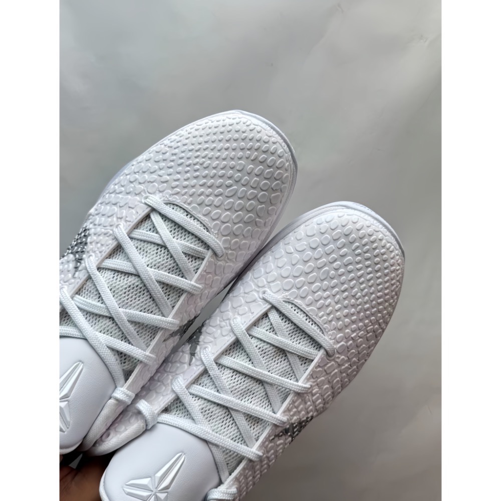Star顶级 Nike Kobe 6 PE “Halo” 白銀色 籃球鞋 實戰鞋 前後氣墊 真碳板 男鞋-細節圖3