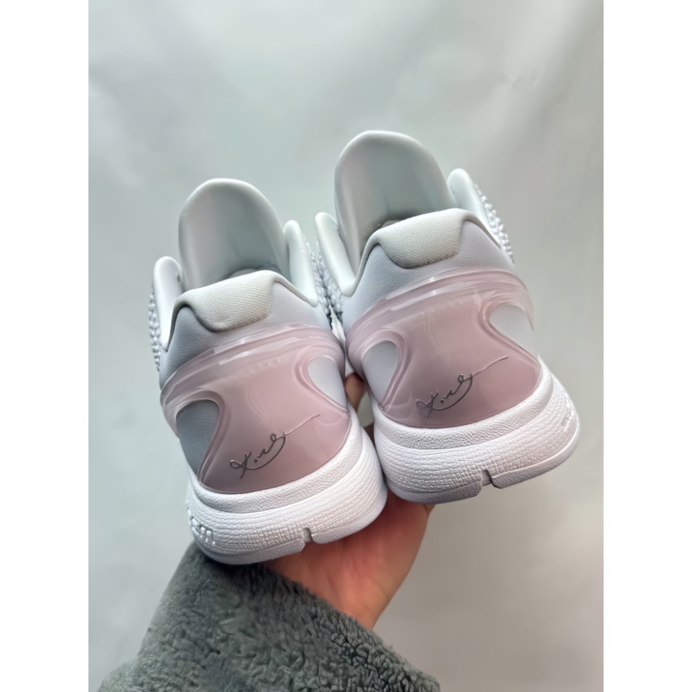 Star顶级 Nike Kobe 6 PE “Halo” 白銀色 籃球鞋 實戰鞋 前後氣墊 真碳板 男鞋-細節圖4