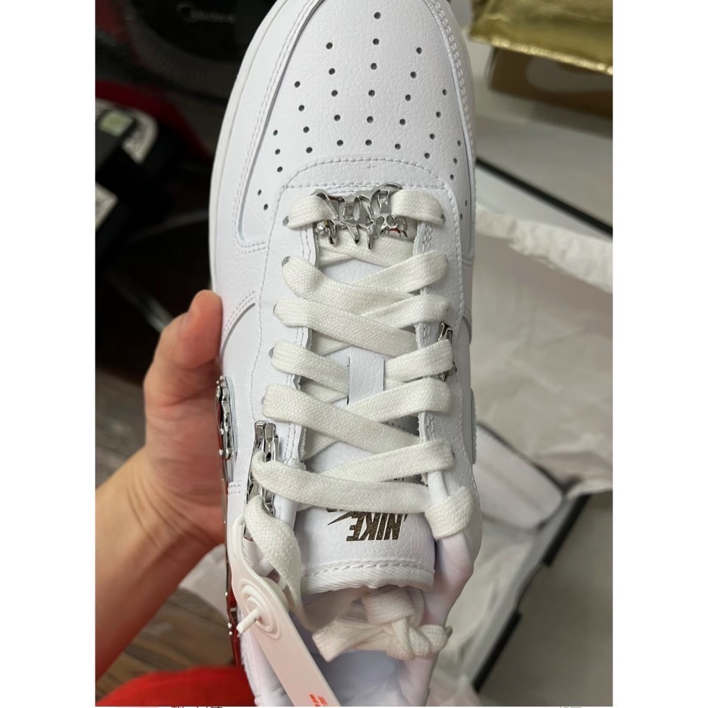 Air Force 1 Low Molten Metal AF1 液態銀 厚底 防滑轻便 休闲鞋 FV3616-101-細節圖3