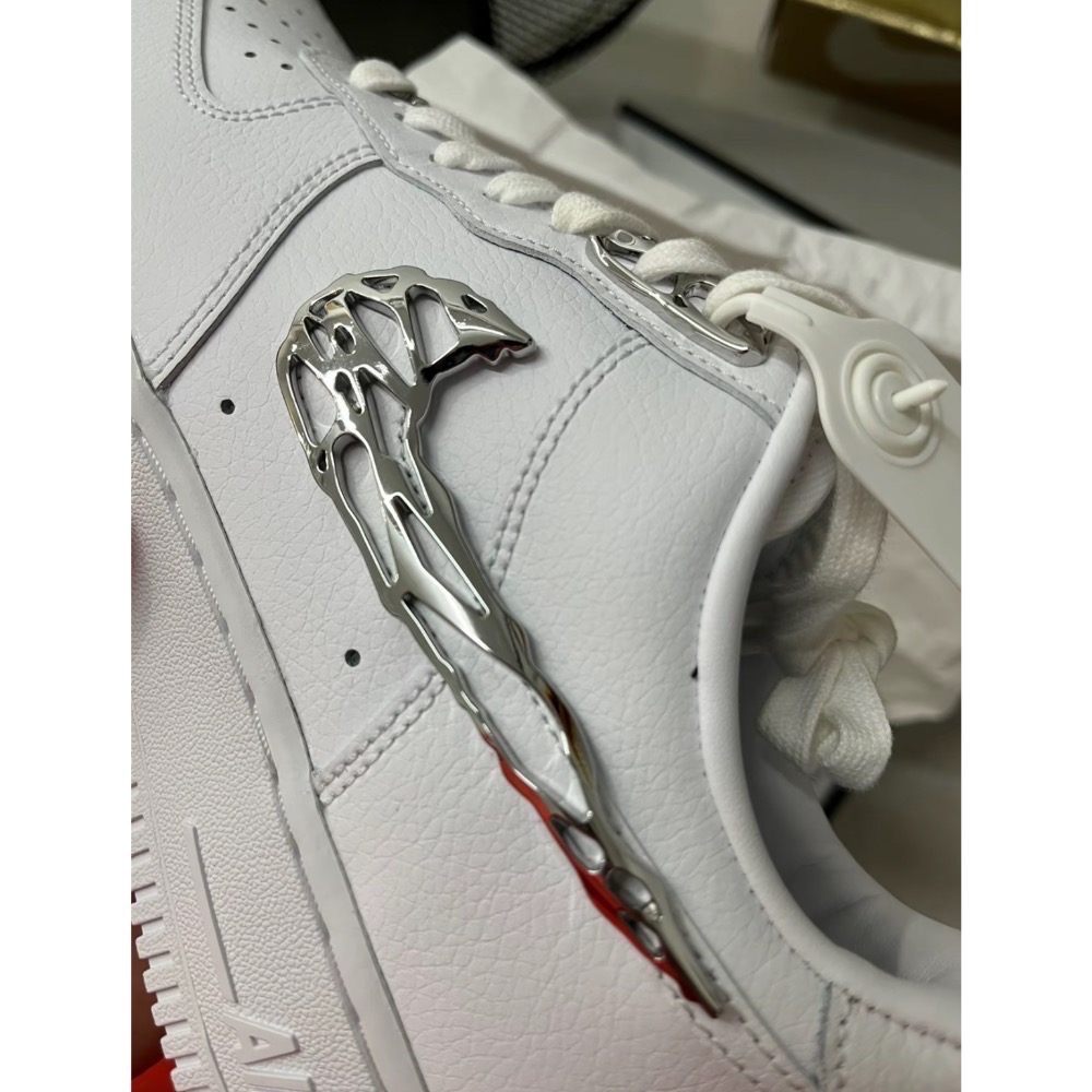 Air Force 1 Low Molten Metal AF1 液態銀 厚底 防滑轻便 休闲鞋 FV3616-101-細節圖5