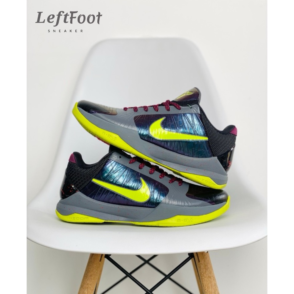 S2純原 Kobe 5 Chaos 暗黑小丑 低筒 前掌气垫 球鞋 籃球鞋 實戰鞋 真碳板 男鞋 CD4991-001-規格圖10