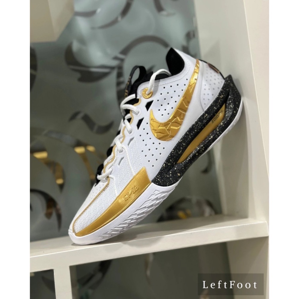 Nike Air Zoom GT Cut 3 EP＂CHBL＂全掌气垫 后卫精英 TPU抗扭 男鞋 波鞋称霸全国 白黑金-細節圖3