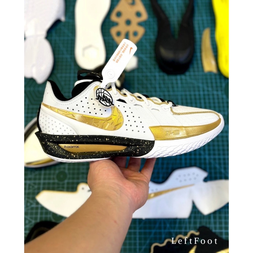 Nike Air Zoom GT Cut 3 EP＂CHBL＂全掌气垫 后卫精英 TPU抗扭 男鞋 波鞋称霸全国 白黑金-細節圖9