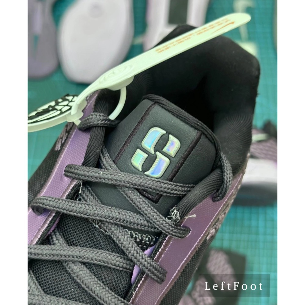 [純原級] Sabrina 2 萨布丽娜二代 紫黑 电光紫 籃球鞋 實戰鞋男鞋 FZ1517-500-細節圖7