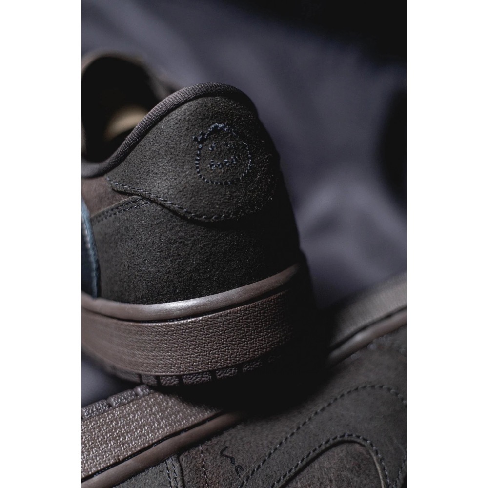 H12純原 Travis Scott x Air Jordan 1 Low Velvet Brown 丝绒摩卡 黑棕色-細節圖10
