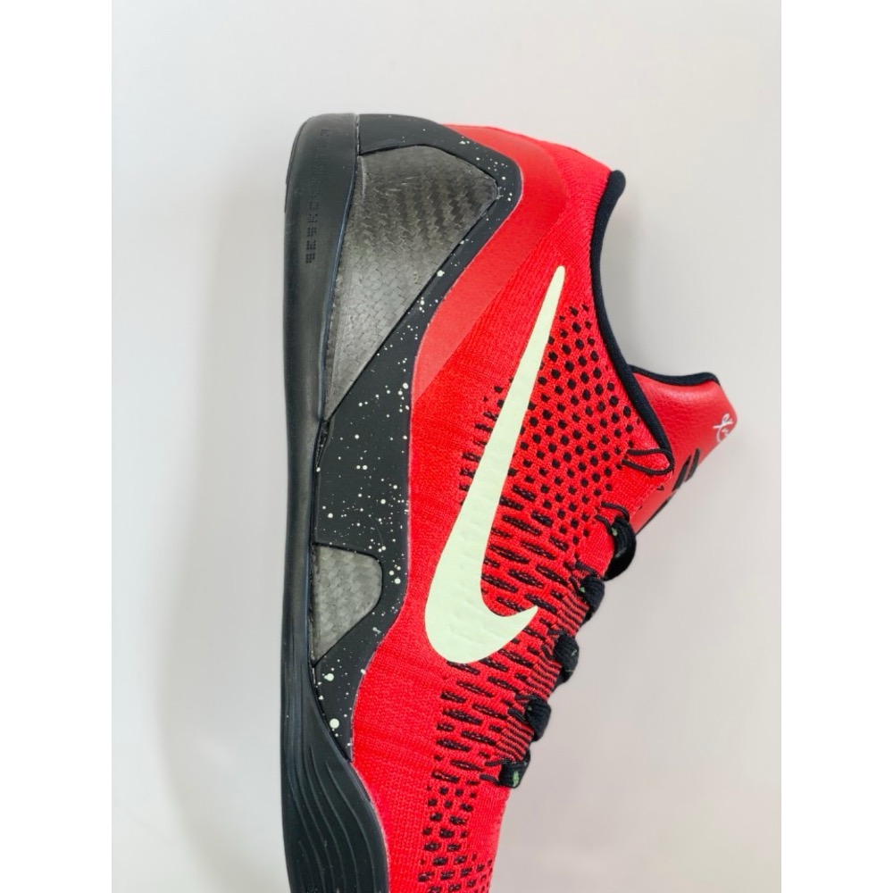 滅世純原 Nike Kobe 9 “University Red” 紅色 减震防滑轻便 低帮 籃球鞋 男款-細節圖7