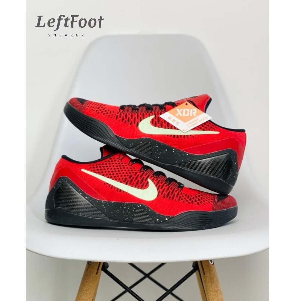 滅世純原 Nike Kobe 9 “University Red” 紅色 减震防滑轻便 低帮 籃球鞋 男款-規格圖9