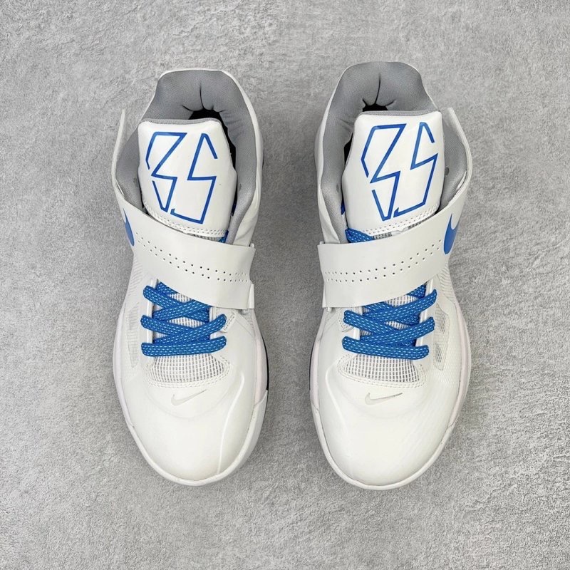 Nike KD 4 Think 16 Thunderstruck 杜兰特 白籃 实战鞋籃球鞋男鞋 AQ5103-100-細節圖2