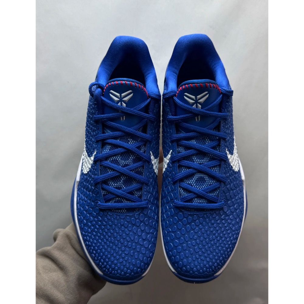S2 Kobe 6 Dodgers 低筒 藍球鞋 球鞋 波鞋 实战鞋 运动耐磨防滑 男鞋 道奇藍白 CW2190-400-細節圖2