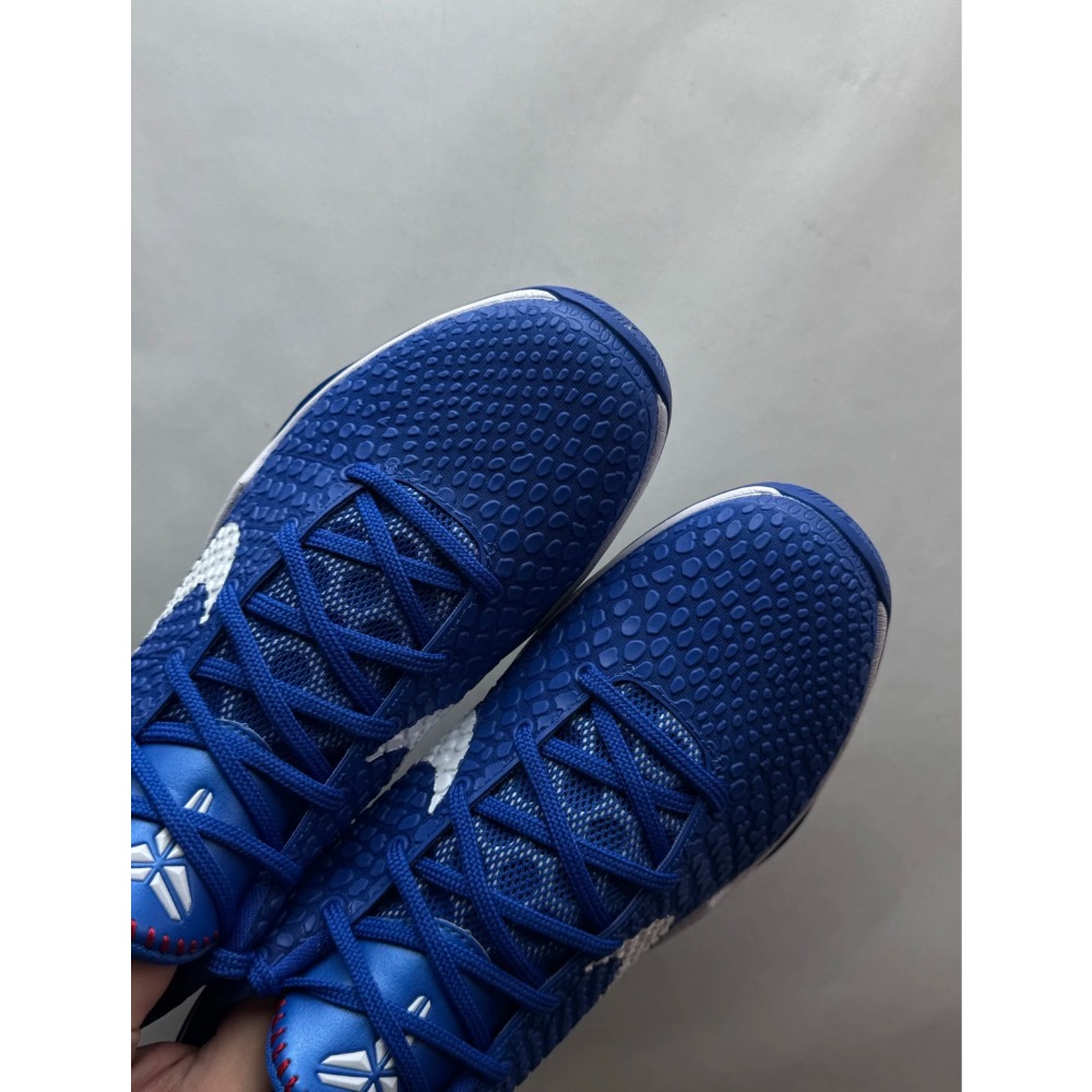 S2 Kobe 6 Dodgers 低筒 藍球鞋 球鞋 波鞋 实战鞋 运动耐磨防滑 男鞋 道奇藍白 CW2190-400-細節圖4