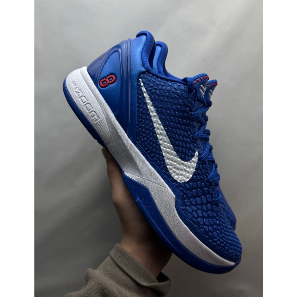 S2 Kobe 6 Dodgers 低筒 藍球鞋 球鞋 波鞋 实战鞋 运动耐磨防滑 男鞋 道奇藍白 CW2190-400-規格圖9