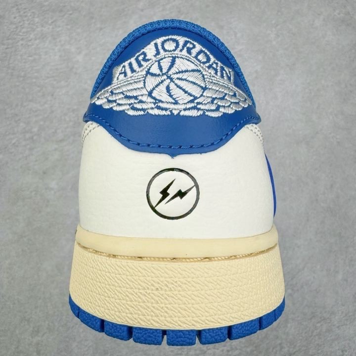 Travis Scott x Air Jordan 1 Low OG 藍色 倒钩 男女同款-細節圖8