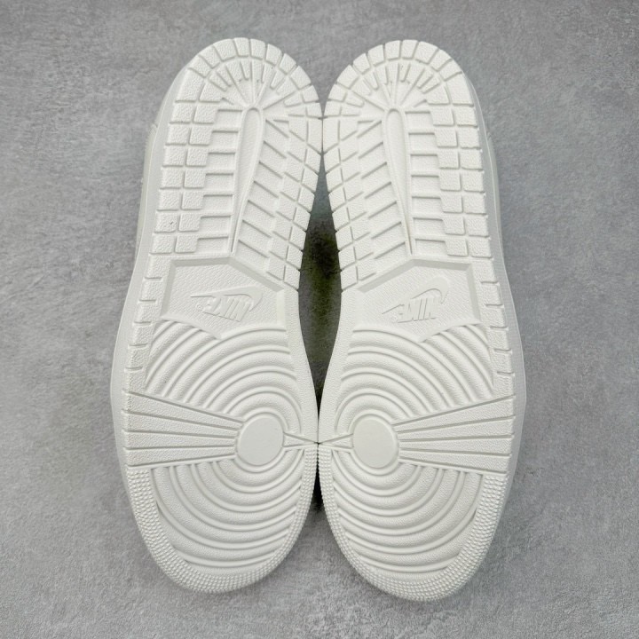 Travis Scott x Air Jordan 1 Low “White Party”AJ1倒钩 纯白 男女同款-細節圖7