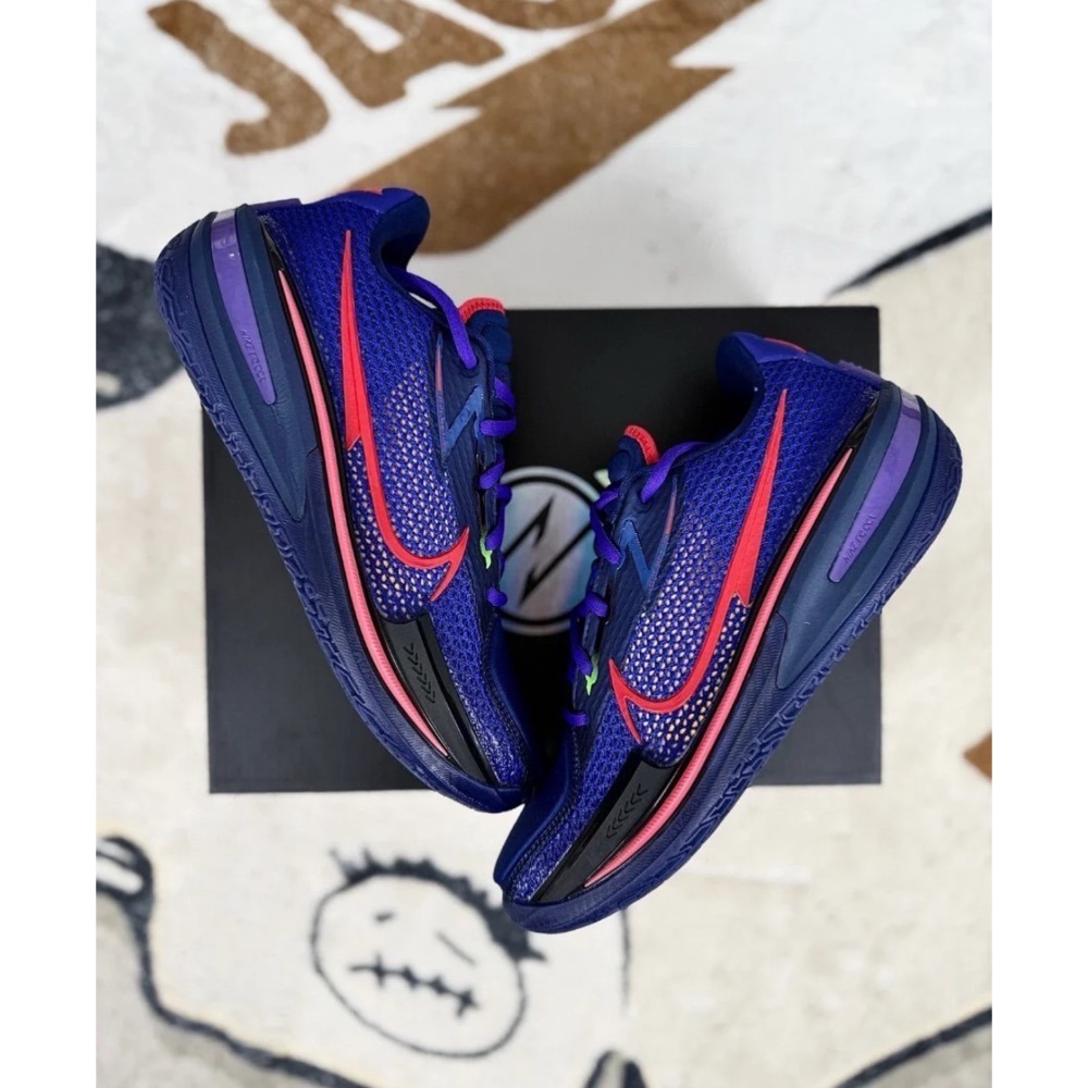 灭世纯原 Nike GT Cut 1 紫紅 籃球鞋 实战鞋 全掌气垫 TPU抗扭 男鞋 CZ0175-400-細節圖2