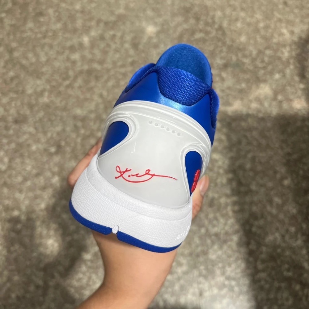 GX純原 Kobe 6 Protro “Dodger” PE 白色 籃球鞋 實戰鞋 真碳板男鞋 CW2190-400-細節圖5