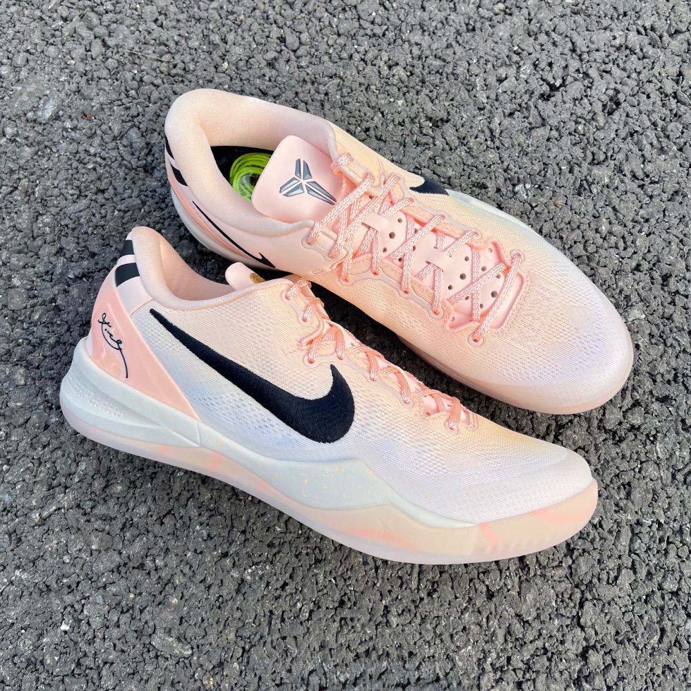GX純原 Kobe 8 EYBL “Academy” 水蜜桃 科比8代 籃球鞋 實戰鞋男鞋 FQ3548-001-細節圖8