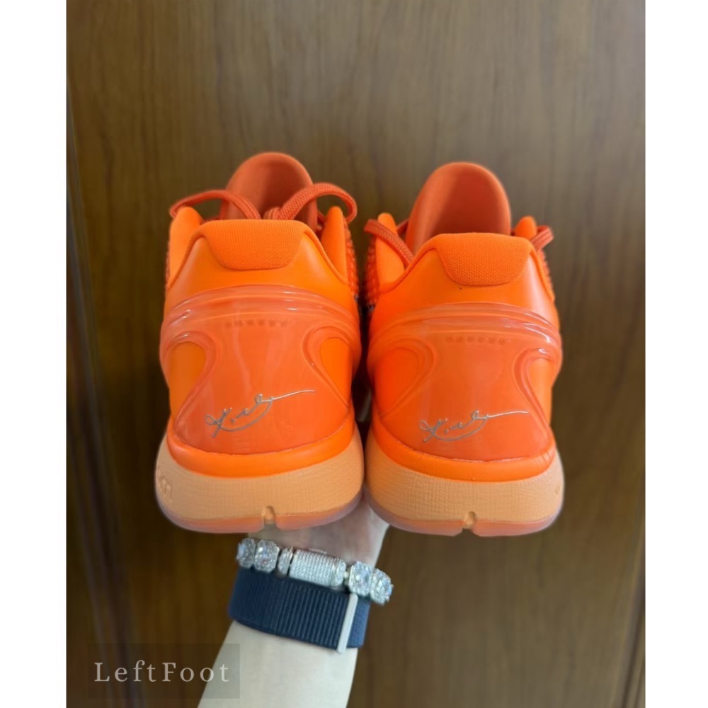 S2顶级 Nike Kobe 6 “Total Orange” 橙银色 籃球鞋 實戰鞋 真碳板男鞋 IH1871-800-細節圖9