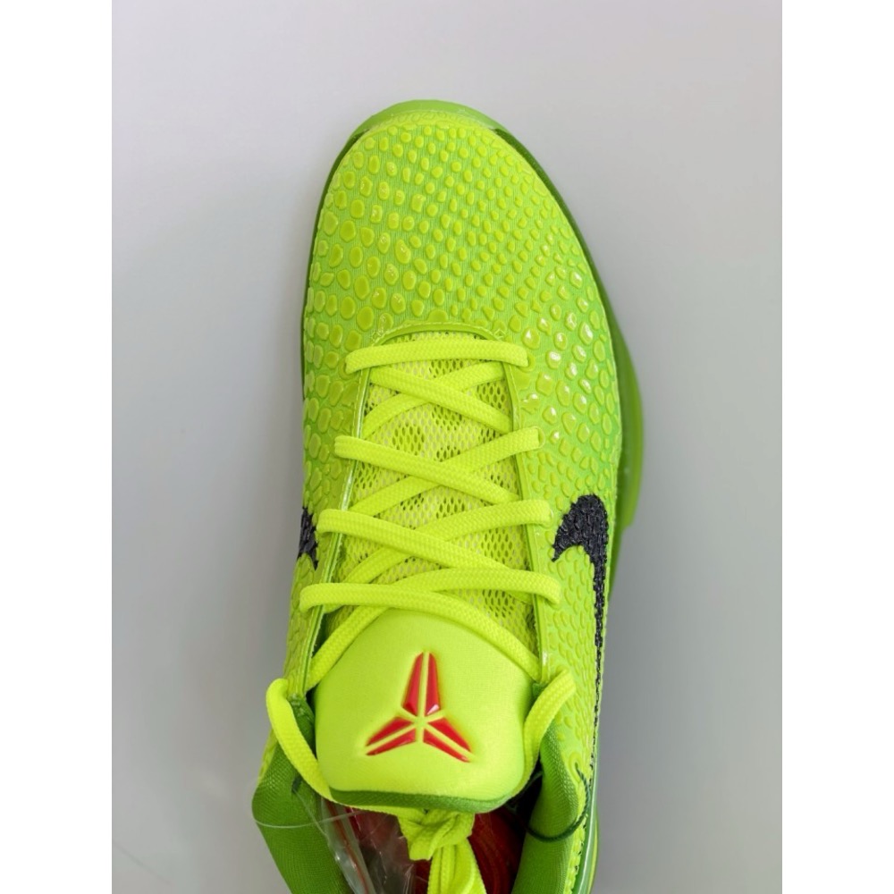 S2純原 Kobe 6 Green Apple 科比6代 青竹絲 籃球鞋 實戰鞋真碳板男鞋 CW2190-300-細節圖8