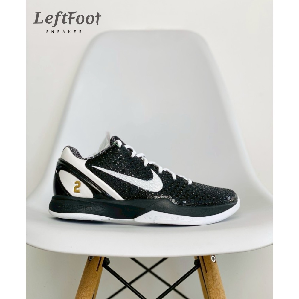 S2純原 Kobe 6 “Mambacita Gigi” 黑白 天使 科比6代 籃球鞋 實戰鞋 真碳板男鞋-細節圖2